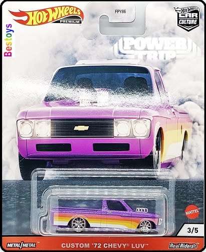 Hotwheels Hot Wheels Diecast Model Car Culture Power Trip Set GMC Syclone Dodge Chevy Plymouth Buick
