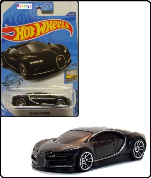 Hotwheels Hot Wheels Diecast Model Car 2020 89 / 250 Bugatti Chiron 2016 1/64 scale new in pack