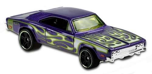 Hotwheels Hot Wheels Diecast Model Car 2020 189 / 250 Dodge Charger 500 1969 Flames 1/64 scale new