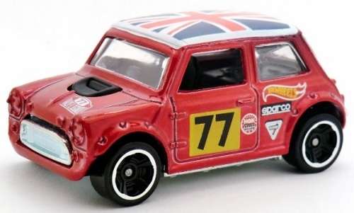 Hotwheels Hot Wheels Diecast Model Car 2014 194 / 250 Mini Cooper Rally Monte Carlo No 77 1/64 scale