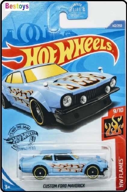 Hotwheels Hot Wheels Diecast Model Car 2020 142 / 250 Ford Maverick Custom Flames 1/64 scale new