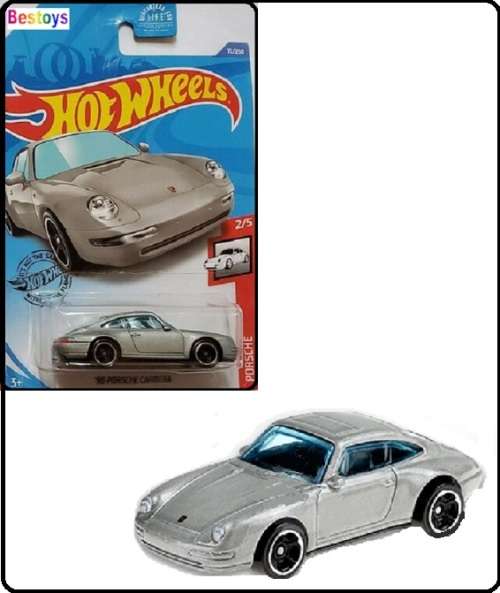 Hotwheels Hot Wheels Diecast Model Car 2020 72 / 250 Porsche Carrera 1996 1/64 scale new in pack