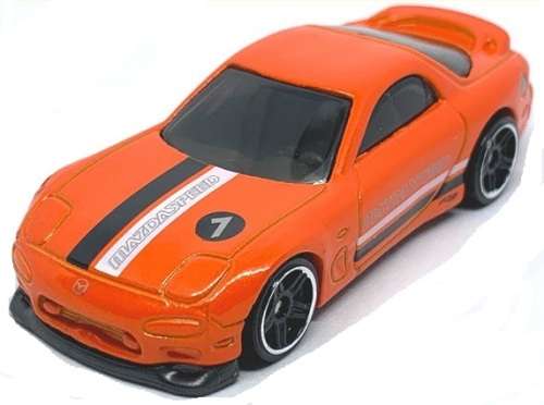 Hotwheels Hot Wheels Diecast Model Car 2020 43 / 250 Mazda RX 7 RX7 1995 Turbo 1/64 scale new in pac
