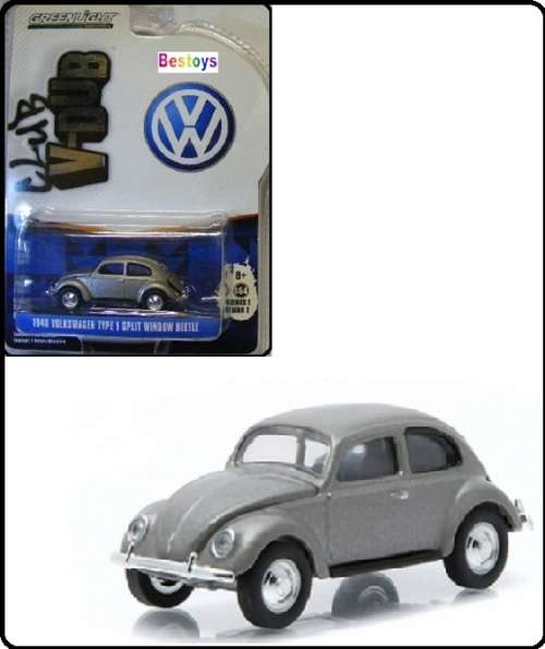 Greenlight Diecast Model Car VDub Series VW Volkswagen Beetle Split Window 1940 1/64 scale new in pa