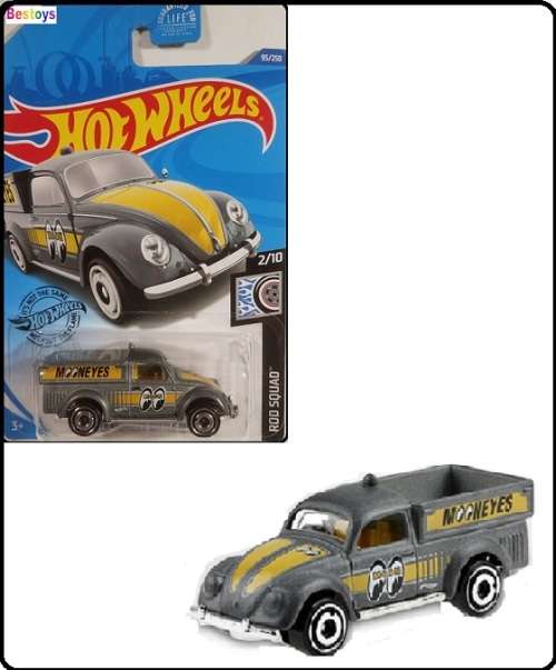 Hotwheels Hot Wheels Diecast Model Car 2020 95 / 250 VW Volkswagen Beetle Pickup 1949 "Mooneyes" Rod