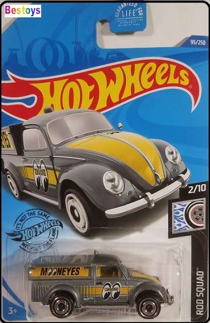 Hotwheels Hot Wheels Diecast Model Car 2020 95 / 250 VW Volkswagen Beetle Pickup 1949 "Mooneyes" Rod