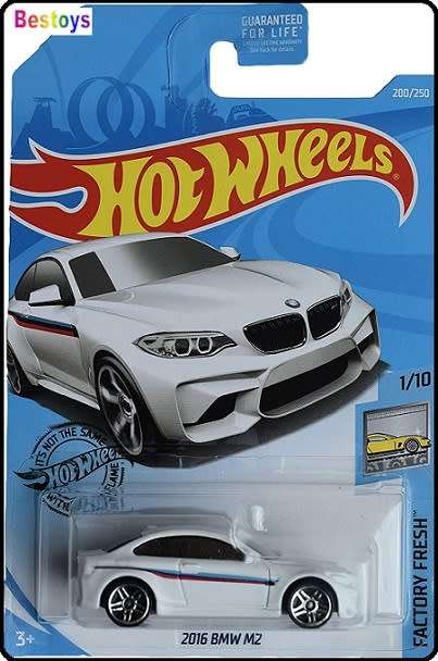 Hotwheels Hot Wheels Diecast Model Car 2019 200 / 250 BMW M 2 M2 2016 1/64 scale new in pack