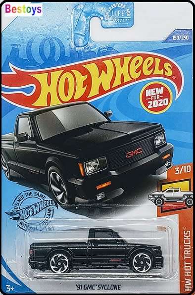 Hotwheels Hot Wheels Diecast Model Car First Ed 2020 150 / 250 GMC Syclone Pickup 1991 Hot Trucks