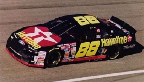 Racing Champions Diecast Model Car Coin Bank Ford Thunderbird 1995 Nascar Ernie Irvan No 88 1/24 sca