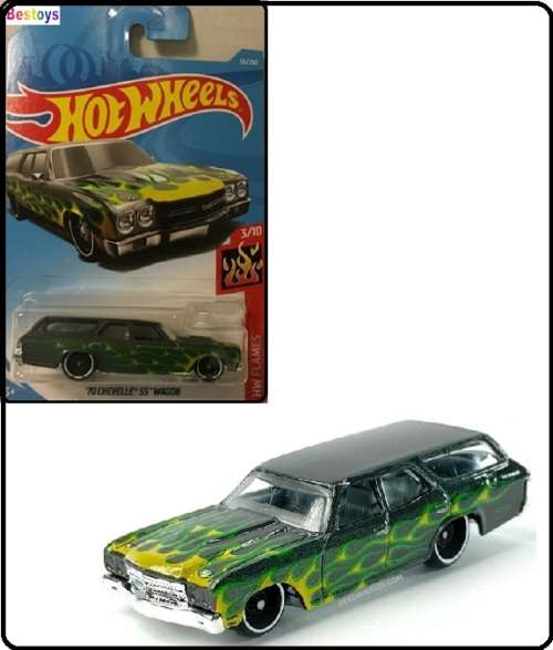 Hotwheels Hot Wheels Diecast Model Car 2019 56 / 250  Chevy Chevrolet Chevelle SS Stationwagon 1970