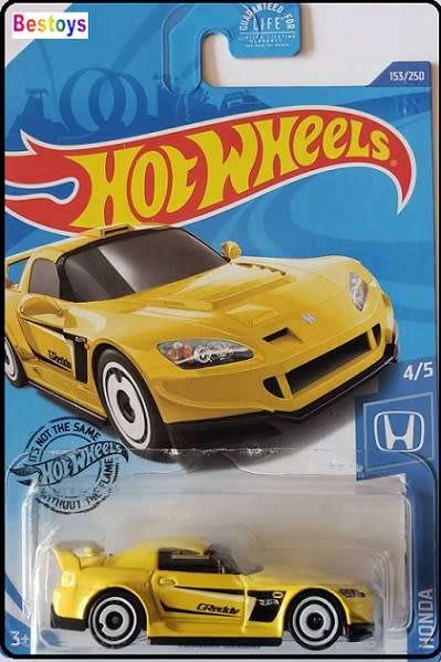 Hotwheels Hot Wheels Diecast Model Car 2020 153 / 250 Honda S 2000 S2000 1/64 scale new in pack