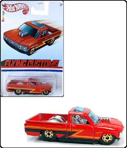 Hotwheels Hot Wheels Diecast Model Car Flying Customs Chevy Chevrolet LUV Custom Pickup 1972 1/64 sc