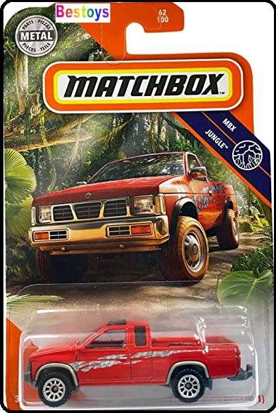 Matchbox Diecast Model Car 2020 62 / 100 Nissan Hardbody Pickup D21 1995 Jungle 1/64 scale new