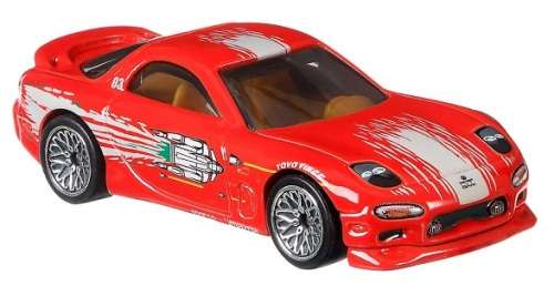 Hot Wheels Hotwheels Diecast Model Car Set Fast & Furious Full Force Movie Film TV Dodge Honda Mazda