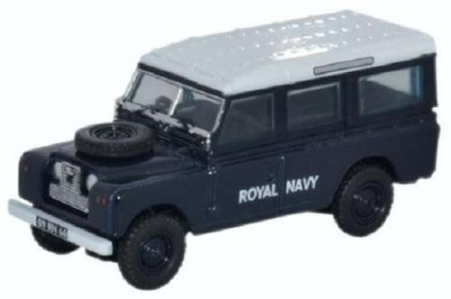 Oxford Diecast Model Car LAN2015 Land Rover Series II 2 Stationwagon "Royal Navy" 1/76 OO railway sc