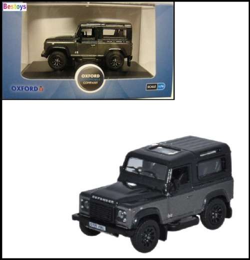 Oxford Diecast Model Car LRDF009AU Land Rover Defender 90 Stationwagon Autobiography Series 1/76 OO