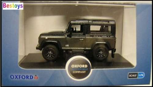 Oxford Diecast Model Car LRDF009AU Land Rover Defender 90 Stationwagon Autobiography Series 1/76 OO