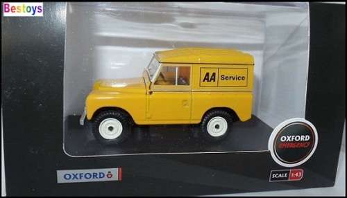 Oxford Diecast Model Car LR3S002 Land Rover Series 3 SWB Hard Top "AA" 1/43 scale new in pack