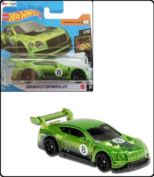 Hotwheels Hot Wheels Diecast Model Car 2020 246 / 250 Bentley Continental GT 3 GT3 2018 Motorsport N