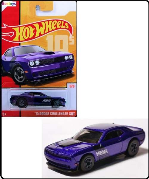 Hotwheels Hot Wheels Diecast Model Car Decades Series Dodge Challenger SRT 2015 /64 scale new in pac