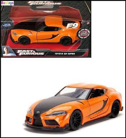 JADA Diecast Model Car 24037 Toyota GR Supra Fast & Furious 9 Movie Film TV 1/32 scale new in pack