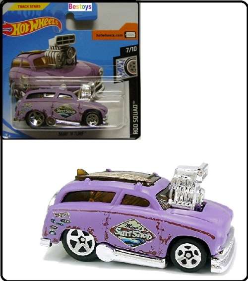 Hotwheels Hot Wheels Diecast Model Car 2019 79 / 250 Surf N Turf Rod Squad new in pack