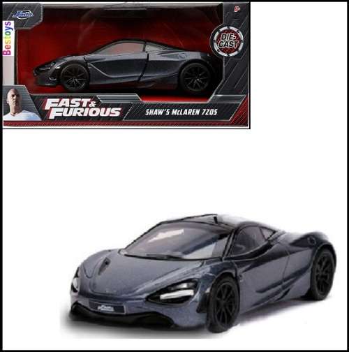 JADA Diecast Model Car McLaren 720 S 720S Shaw Fast & Furious Movie Film TV 1/32 scale new in pack