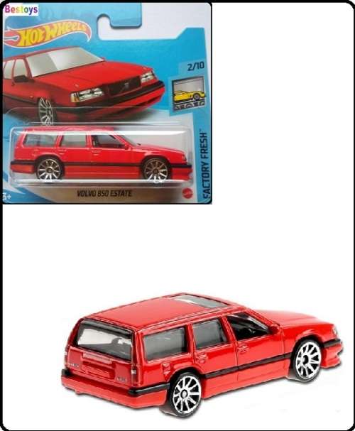 Hotwheels Hot Wheels Diecast Model Car 2021 43 / 250  Volvo 850 Estate Stationwagon 1/64 scale new