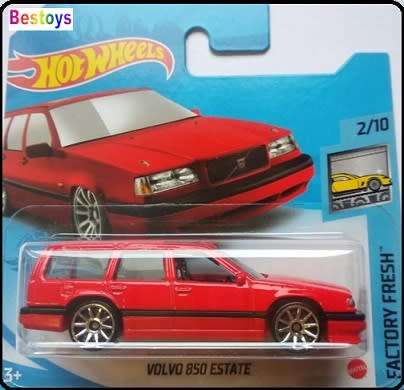Hotwheels Hot Wheels Diecast Model Car 2021 43 / 250  Volvo 850 Estate Stationwagon 1/64 scale new