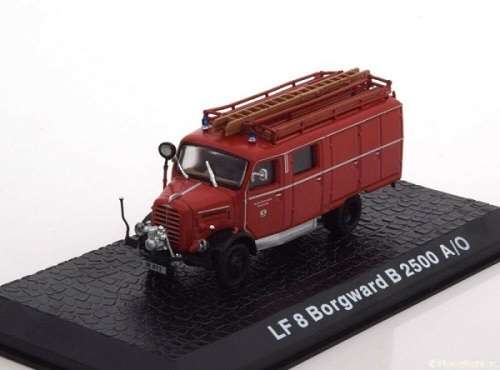 Diecast Model Fire Engine Truck Collection Borgward B 2500 LF 8 1/72 scale new in pack