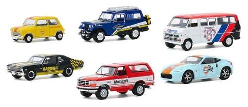 Greenlight Diecast Model Car Running on Empty Ford Club Wagon 1971 "BF Goodrich 150 yrs" Anniv 1/64