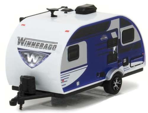 Greenlight Diecast Model Caravan Hitched Homes Caravan Wiinebago Winnie Drop 1710 2016 1/64 scale ne