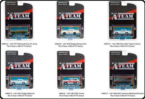 Greenlight Diecast Model Car Hollywood GMC Vandura 1983 BA A Team TV Movie 1/64 scale new in pack