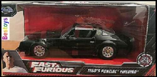 JADA Diecast Model Car 30756 Pontiac Firebird 1977 Tego Fast & Furious Movie Film TV 1/24 scale new