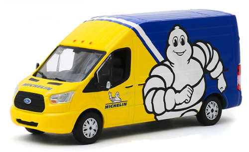 Greenlight Diecast Model Car 86175 Ford Transit 2019 High Roof "Michelin" 1/43 scale new in pack