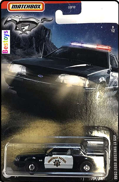 Matchbox Diecast Model Car Ford Mustang Set 2018 Conv 2019 Coupe LX SSP Police 1965 GT GT CS 1968