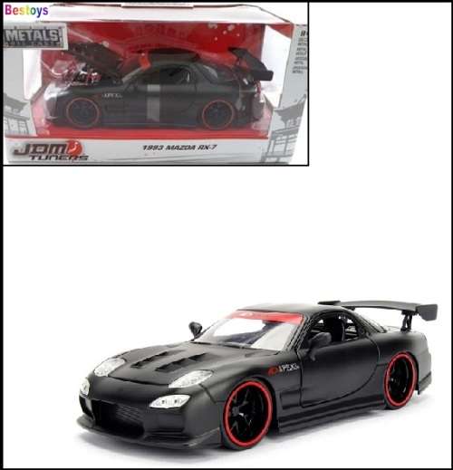 JADA Diecast Model Car Japan JDM Tuners 98676 Mazda RX 7 RX7 1993 1/24 scale new in pack