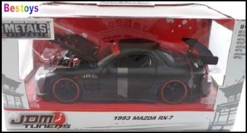 JADA Diecast Model Car Japan JDM Tuners 98676 Mazda RX 7 RX7 1993 1/24 scale new in pack