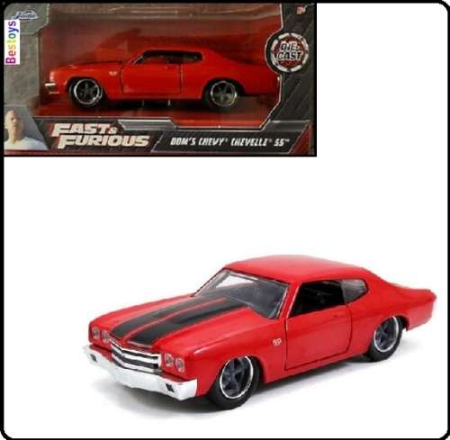 JADA Diecast Model Car Chevy Chevrolet Chevelle SS Dom Fast & Furious Movie Film TV 1/32 scale new