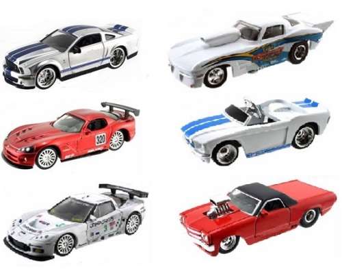 JADA Diecast Model Car Bigtime Muscle Ford Mustang Shelby GT 500 KR GT500 2008 1/64 scale new