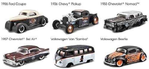 Maisto Diecast Model Car Harley Davidson Series VW Volkswagen Beetle 1/64 scale new in pack