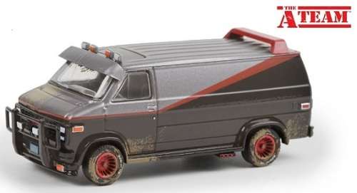 Greenlight Diecast Model Car Hollywood GMC Vandura 1983 BA A Team TV Movie 1/64 scale new in pack