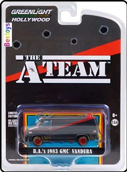 Greenlight Diecast Model Car Hollywood GMC Vandura 1983 BA A Team TV Movie 1/64 scale new in pack