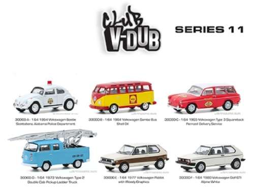 Greenlight Diecast Model Car VDub Series VW Volkswagen Golf (Rabbit) 1977 1/64 scale new in pack