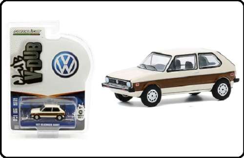 Greenlight Diecast Model Car VDub Series VW Volkswagen Golf (Rabbit) 1977 1/64 scale new in pack