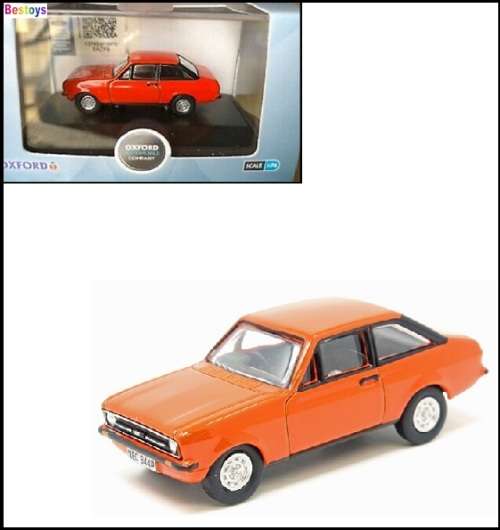 Oxford Diecast Model Car ESC001 Ford Escort MK 2 MKII 1/76 OO Railway scale new