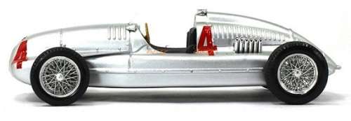 Brumm Diecast Model Car V4212 Auto Union Type D 1938 No 4 Grand Prix Motorsport 1/43 scale new in pa