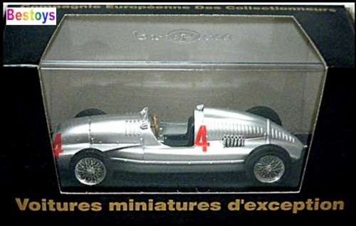 Brumm Diecast Model Car V4212 Auto Union Type D 1938 No 4 Grand Prix Motorsport 1/43 scale new in pa