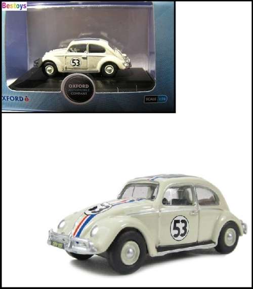 Oxford Diecast Model Car VWB001 Volkswagen VW Beetle "Herbie" No 53 1/76 OO railway scale new in box