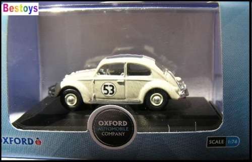 Oxford Diecast Model Car VWB001 Volkswagen VW Beetle "Herbie" No 53 1/76 OO railway scale new in box